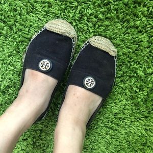 Tory burch black espadrille size 7-7.5